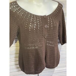 Avenue 14/16 Open Knit Cardigan